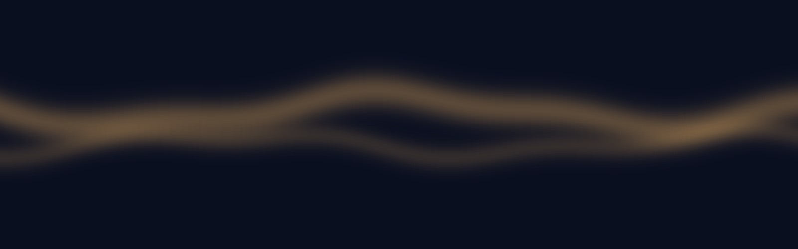 Flowing golden light waves