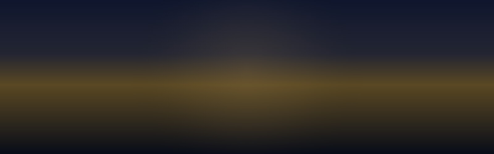 Soft golden horizon light